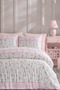 Elastic Sheet Duvet Cover Set Double Chitir Pink - 2