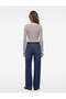 Long Sleeve Buttoned Layered Henley Collar Knit Sweater - 3