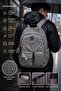 Klinkir Water Resistant Gray Backpack