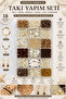 18-Compartment Pearl & Bead Set |   Mocha Ton Stylish Design |   Full Set for Jewelry Making