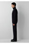 M0S20027 Men's Semi-Zipper Sweatshirt Black - 4