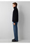 Zippered Black Sweatshirt 0S10653-900 - 4