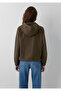 Hooded Khaki Jacket Regular Fit / Normal Cut 110775-71541 - 4