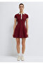 Red Mini Dress 1310903-85633 - 4