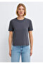 Gray Basic T-Shirt Semi Slim Fit 1613895-83620 - 4