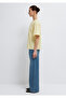 Yellow Basic T-Shirt Loose Fit / Relaxed Comfortable Cut 1614313-71187 - 4