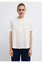 بلوزة بيضاء بتفاصيل مطرزة 1211505-620 - 3