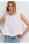 White Linen Blouse 1211484-620 - 3