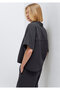 Textured Anthracite Blouse 1211467-70087 - 3