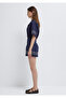 Ethnic Printed Navy Blue Shorts 1410254-91499 - 4