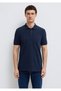 Navy Blue Polo T-Shirt Slim Fit / Narrow Cut 064946-70490 - 4