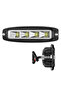 Automobile LED Work Light Embedded One-Shaped Work Light 4-Hole LED Off-Road Vehicle Spotlight Au...