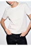 Ecru Basic T-Shirt Slim Fit / Slim Fit 1614067-70048 - 2