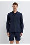 Navy Blue Shirt Regular Fit / Normal Cut 0212009-82318 - 3