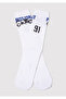 Press Start Printed White Socket Socks 0912198-620