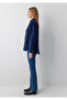 Pocket Detailed Navy Blue Shirt Oversize / Wide Cut 1211181-82318 - 4
