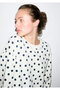Polka Dot Pack Ecru Sweatshirt 1S10534-91576 - 2