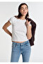 White Basic T-Shirt Fitted / Bodycon Cut 1613808-70057 - 2
