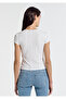 White Basic T-Shirt Fitted / Bodycon Cut 1613808-70057 - 6