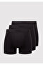 3er-Pack schwarze Basic-Boxershorts 0912088-900