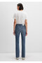 Viola Premium Blue Vintage Dark Jean Pants 101048-89176 - 4