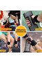 18 * 13 * 6cm 4-Pack Pull-Up Assistance Hooks, Upgraded Double Hook with Thickened Wrist Support for Gym - 7