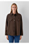 Brown Shirt with Pocket Detail Oversize / Wide Cut 1211181-88067 - 3