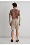 Beige Cargo Shorts 0410287-70004 - 4