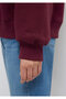 Crew Neck Claret Red Basic Sweatshirt 1610198-70415 - 7