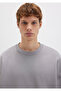 Crew Neck Gray Sweatshirt 0S10404-70076 - 5