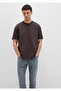 Crew Neck Brown Basic T-Shirt Loose Fit / Loose Relaxed Fit 0612864-70219 - 2