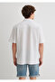 Textured White Shirt Regular Fit / Normal Cut 0211495-70144 - 4