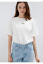 Logo Printed Interlock White T-Shirt Regular Fit / Normal Cut 1612829-80194 - 2
