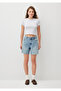 Crew Neck Gray Basic T-Shirt Fitted / Fitted Cut1600814-85438 - 3