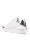 Nova Quilted White Women's Sneakers with Silver Detail - 5