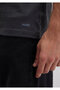 Stretch V-Neck Grey Basic T-Shirt Fitted / Body-Fitted Cutout 061748 -24398 - 7