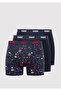 3-Piece Dark Blue Boxer Set0910616-900