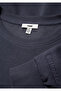 Crew Neck Navy Blue Basic Sweatshirt 1610198-70726 - 6