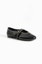 Mary Stone Detailed Strappy Women's Ballerinas Stylish Daily Comfortable Mary Jane Shoes - 2
