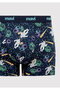 Printed Navy Blue Boxer 0910741-70695 - 2