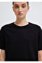 Crew Neck Black Basic T-Shirt Regular Fit / Regular Fit 1600955 -900 - 6