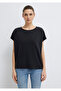 Lux Touch Black Modal - Loose Fit Basic T-Shirt 167245 -900 - 3