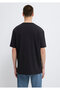 Black Basic T-Shirt Loose Fit / Loosely Comfortable Cut 066249-900 - 5