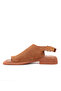Marea Genuine Leather Suede Textured Women Sandals - 3