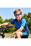 Kids Sports Polarised Sunglasses Blue Mirror Lens - LCK101C03 - 8