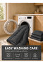 Stripe Comforter Set- Ultra Soft Brushed Microfiber Fabric, Soft Siliconized Fiber Filling - 6