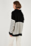 Acrylic Half Zipper Collar Knitwear Sweater Women's Sweater 4615221 - 7
