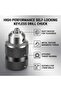 13mm Metal Drill Chuck 1/2 Mount Self Locking Keyless Drill Chuck 3/8" Thread Drill Chuck Speed S... - 6