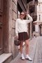 Premium Regular Fit Crew Neck Soft Textured Cardigan Women's Cardigan 680Hi00147