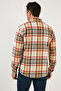 Plaid Long Sleeve Slim Fit Winter Shirt Men's Shirt Cf21W112844 - 5